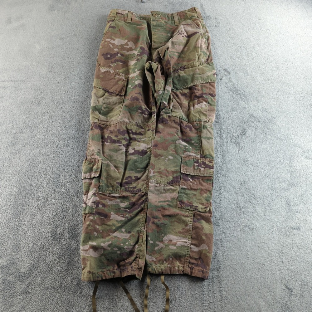US Army Pants Mens Small Regular OCP Scorpion Camo ACU FR Combat Cargo Trousers